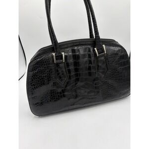 CARLA MANCINI LEATHER HANDBAG MADE USA 250$ MINT!